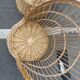 Paire de fauteuils bas en rotin