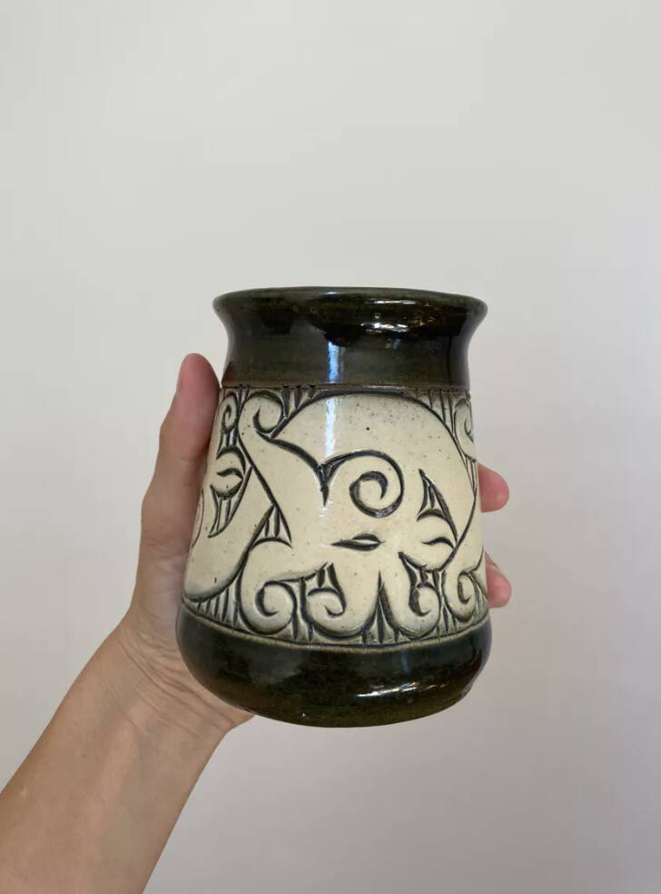 Petit vase céramique art déco 1930