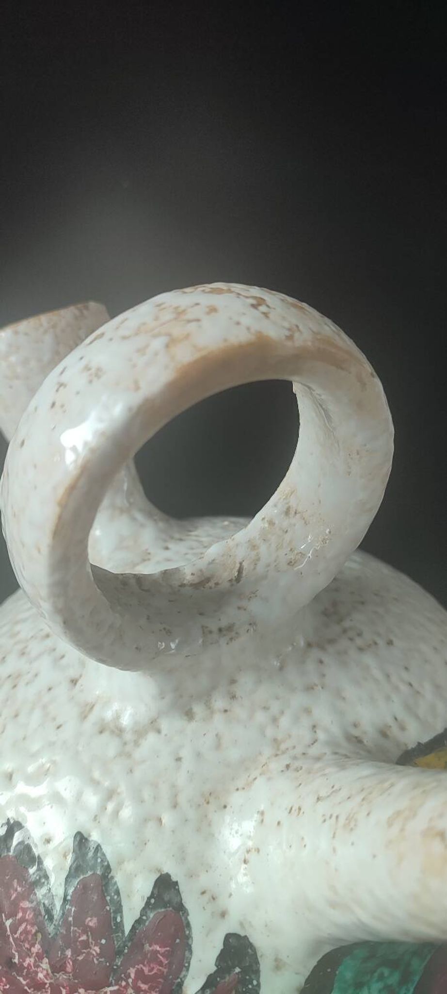 Jug, large ceramic goat by Pablo Sanguino Toledo.