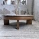 Table basse Roger Capron « grain de café »
