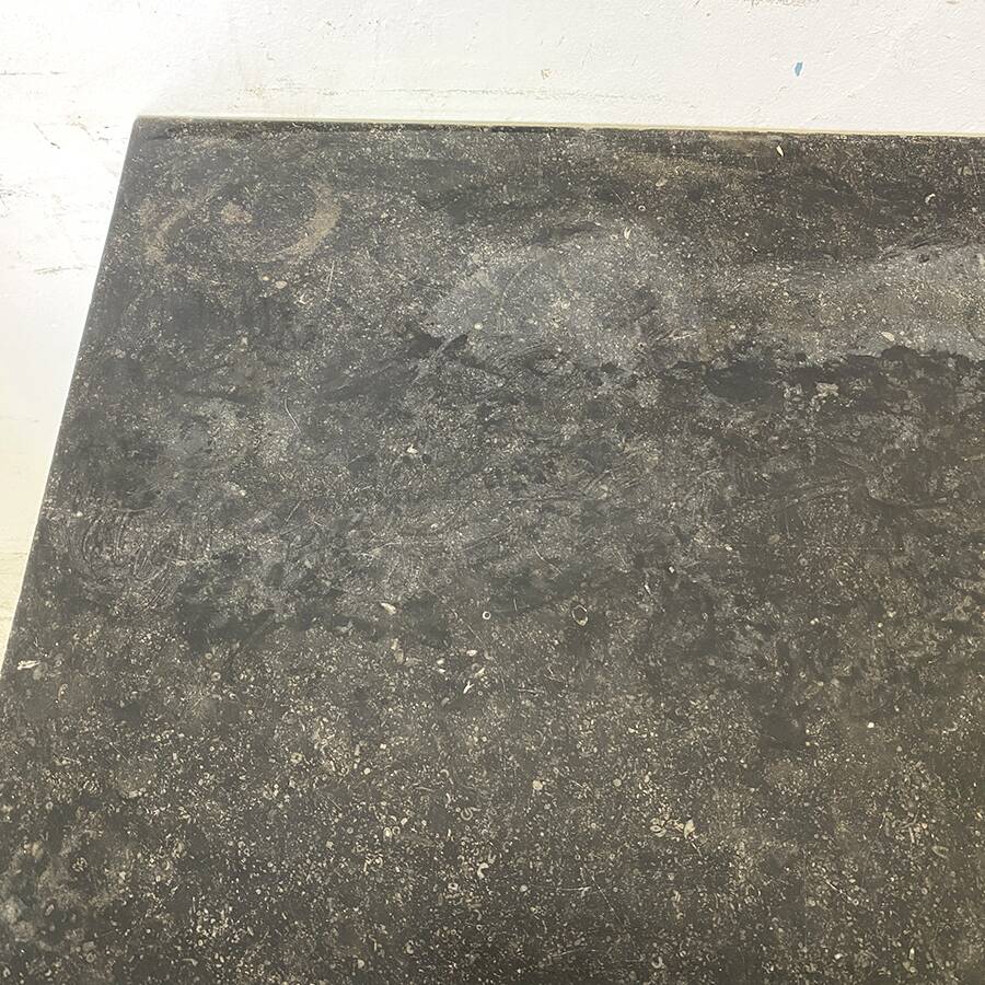 19th century chest of drawers with black marble top