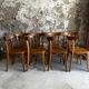 8 Bistro chairs Stella by Luterma circa 50s