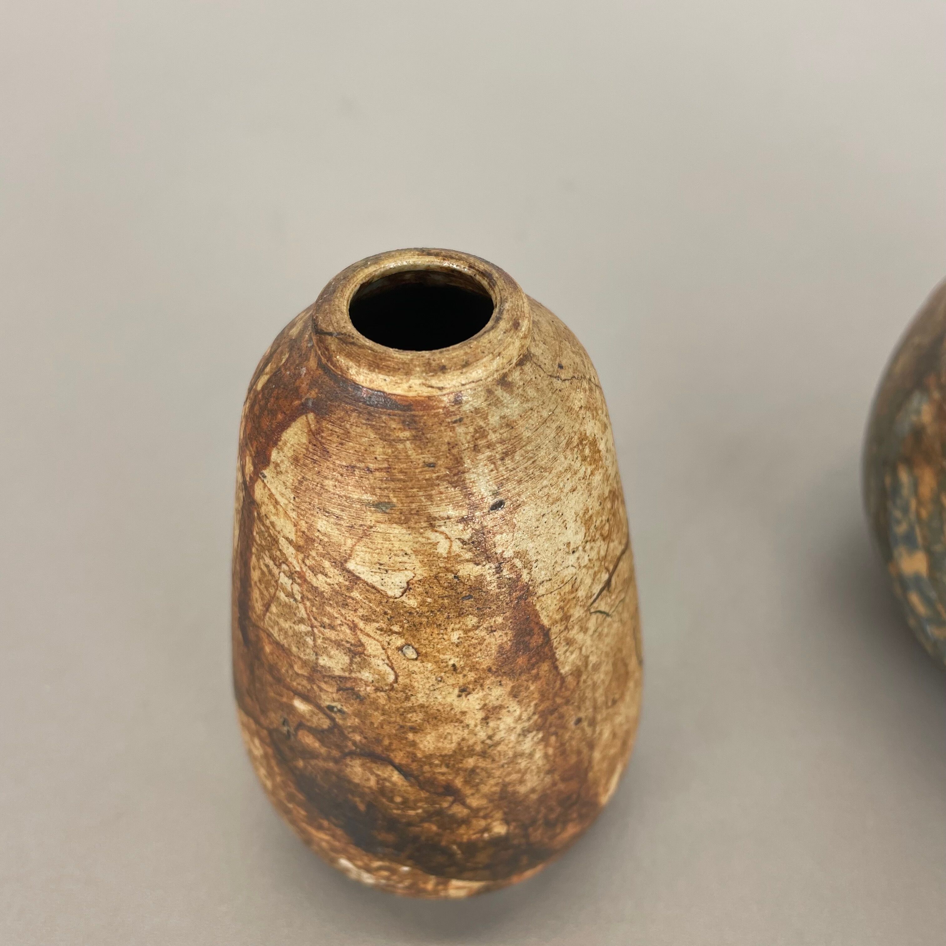 Set of 3 Studio Pottery Sculptural Objects Gerhard Liebenthron, Germany, 1970s