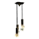 Vintage ceiling light in plastic and metal, design, Italy, 1960s