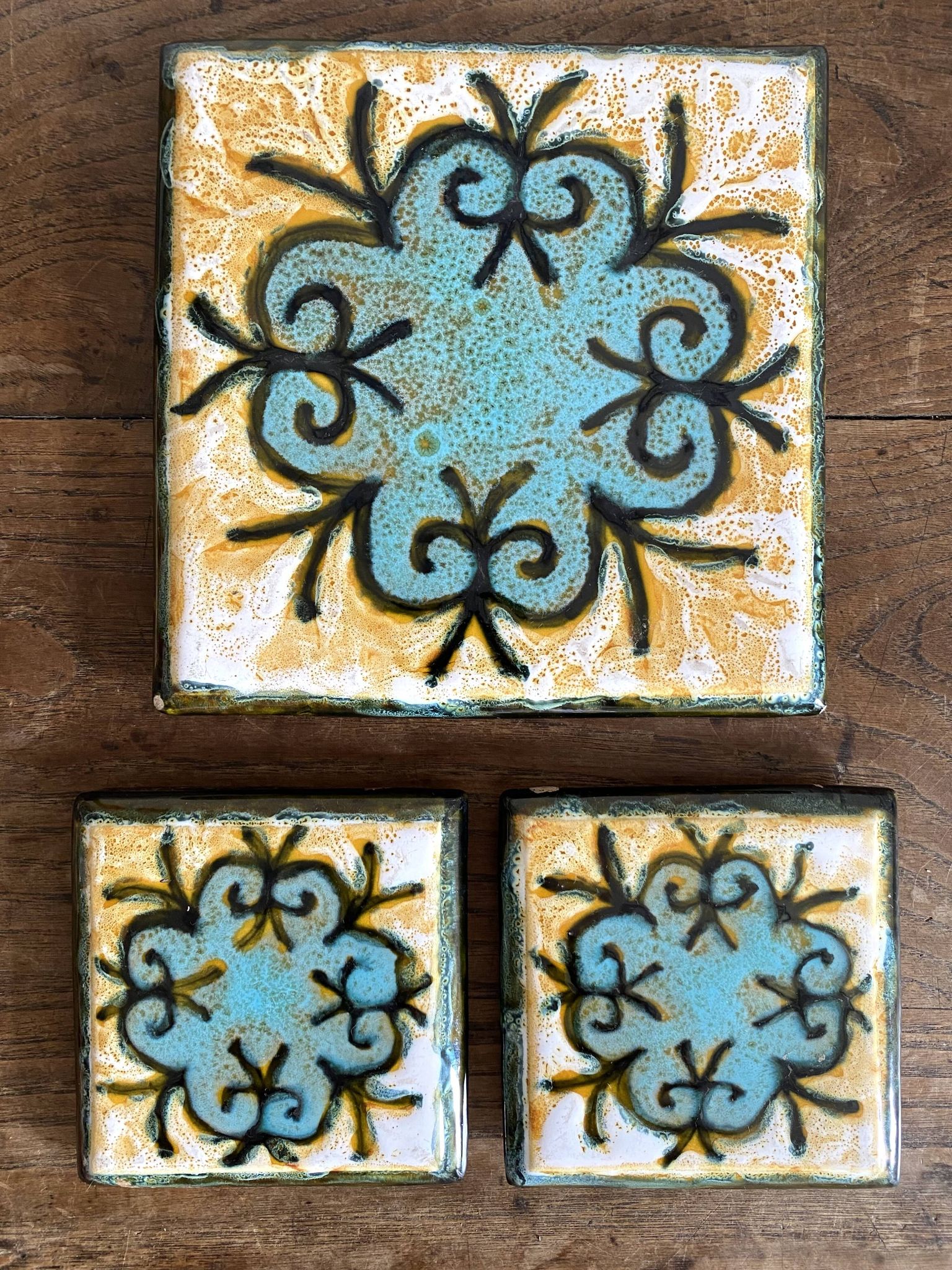Yvon Roy trivets from the 50s and 60s