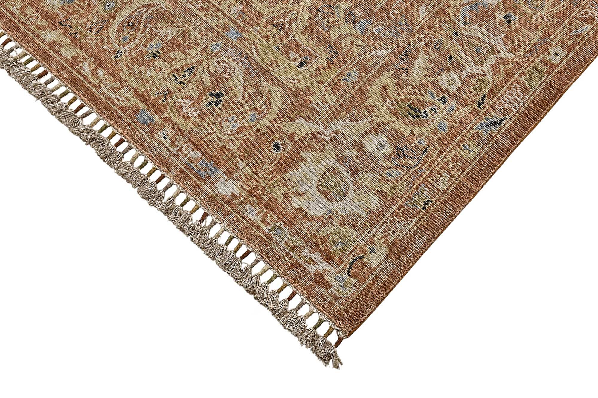 Turkish Handcrafted Loom Oushak Rug 206 cm x 292 cm