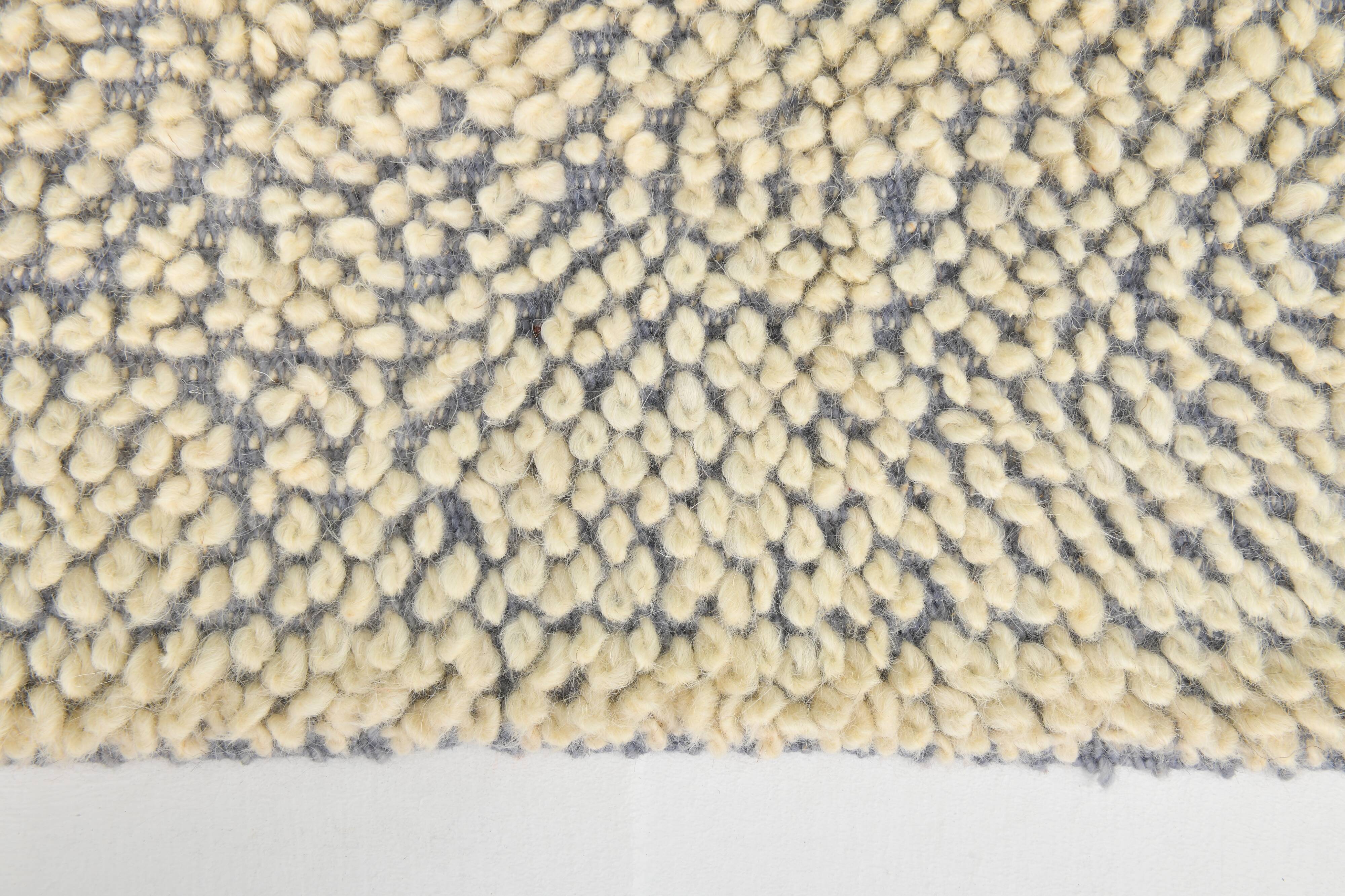 8x10 Blue & Beige Large Vintage Kilim Rug, 250x298Cm