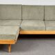 Vintage Corner Sofa Bed with Ottoman, 1960s, Czechoslovakia