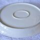 Large old oval dish in art deco porcelain