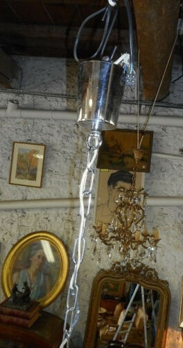 Murano glass plate chandelier from 1960