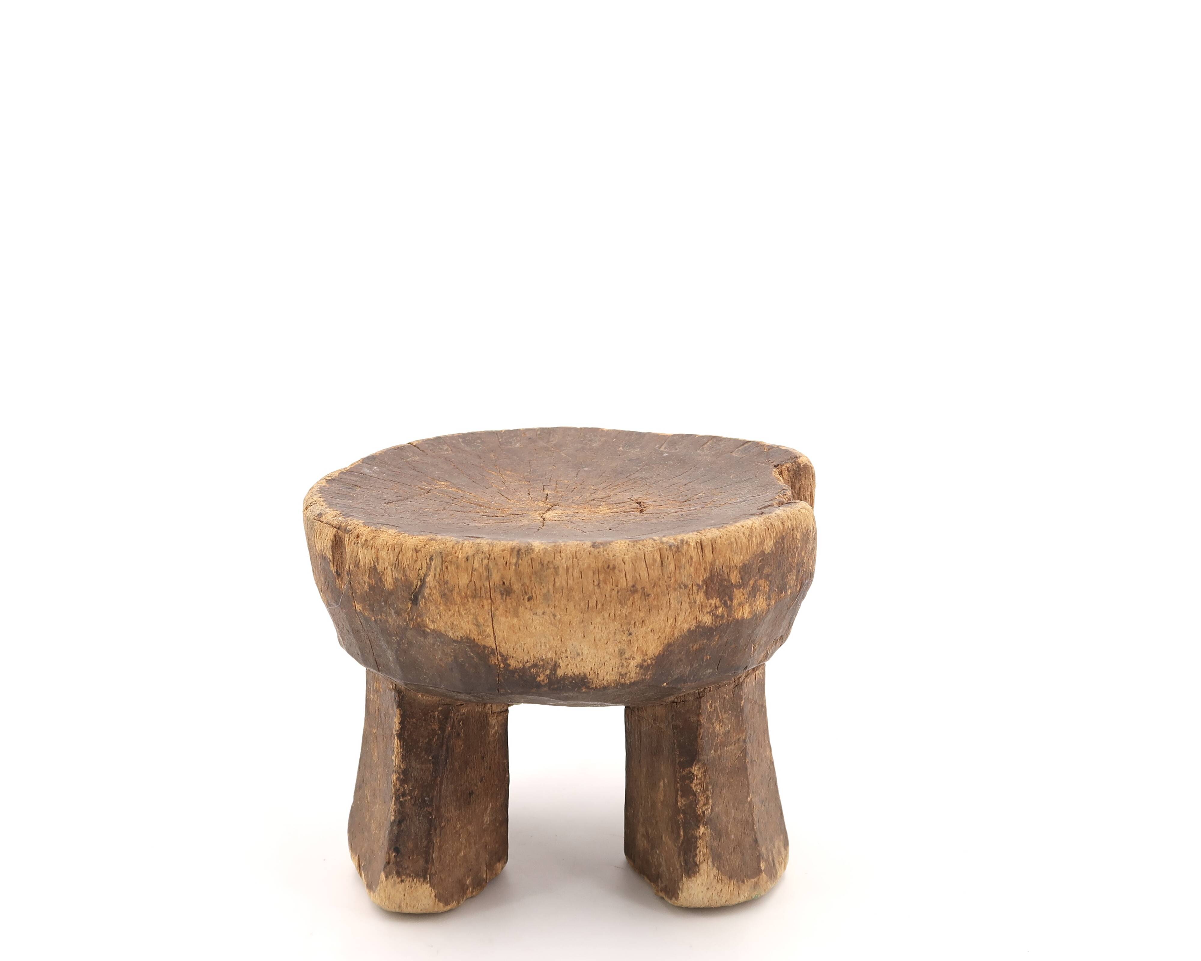 African wooden headrest, 1970s