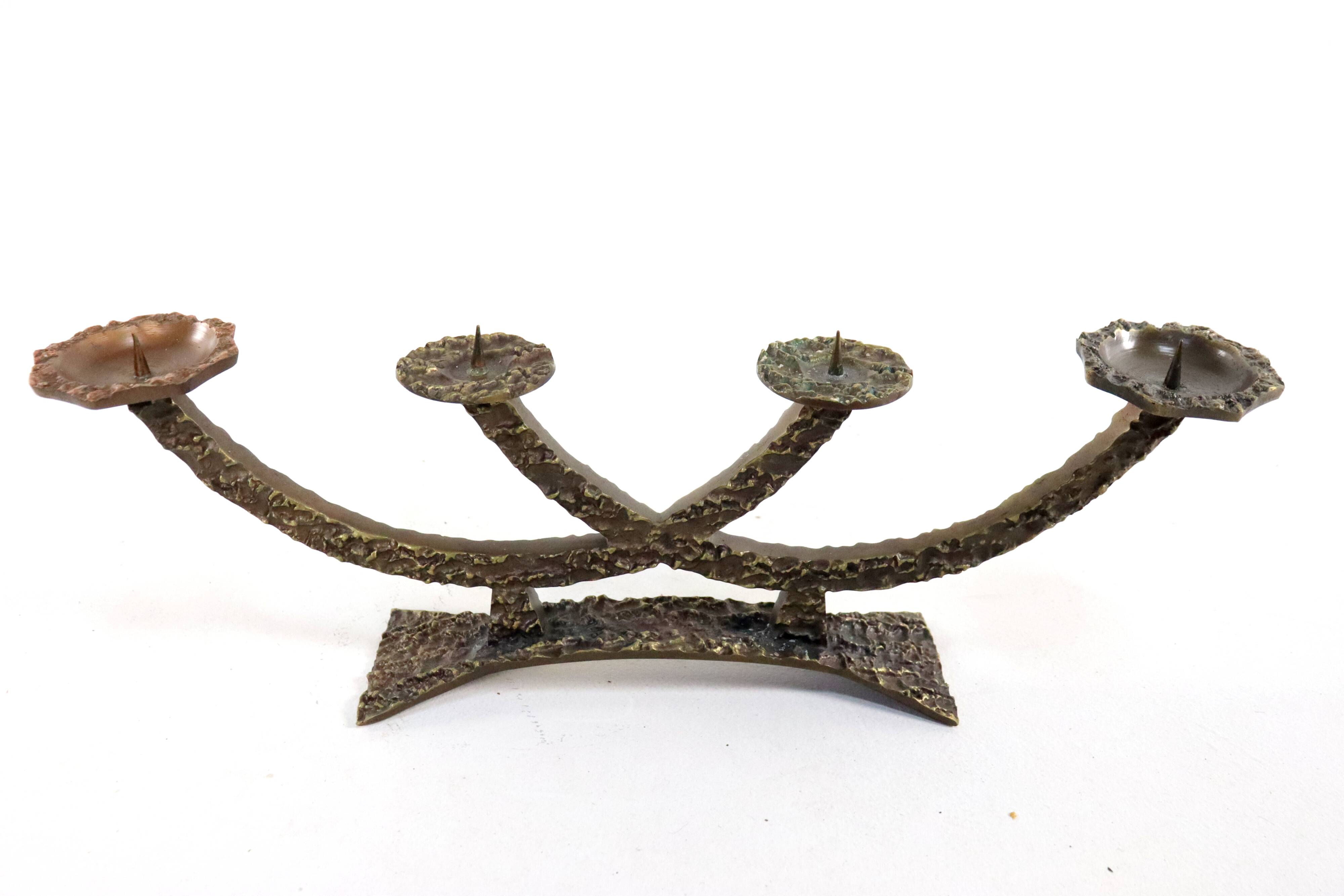 Brutalist candle holder