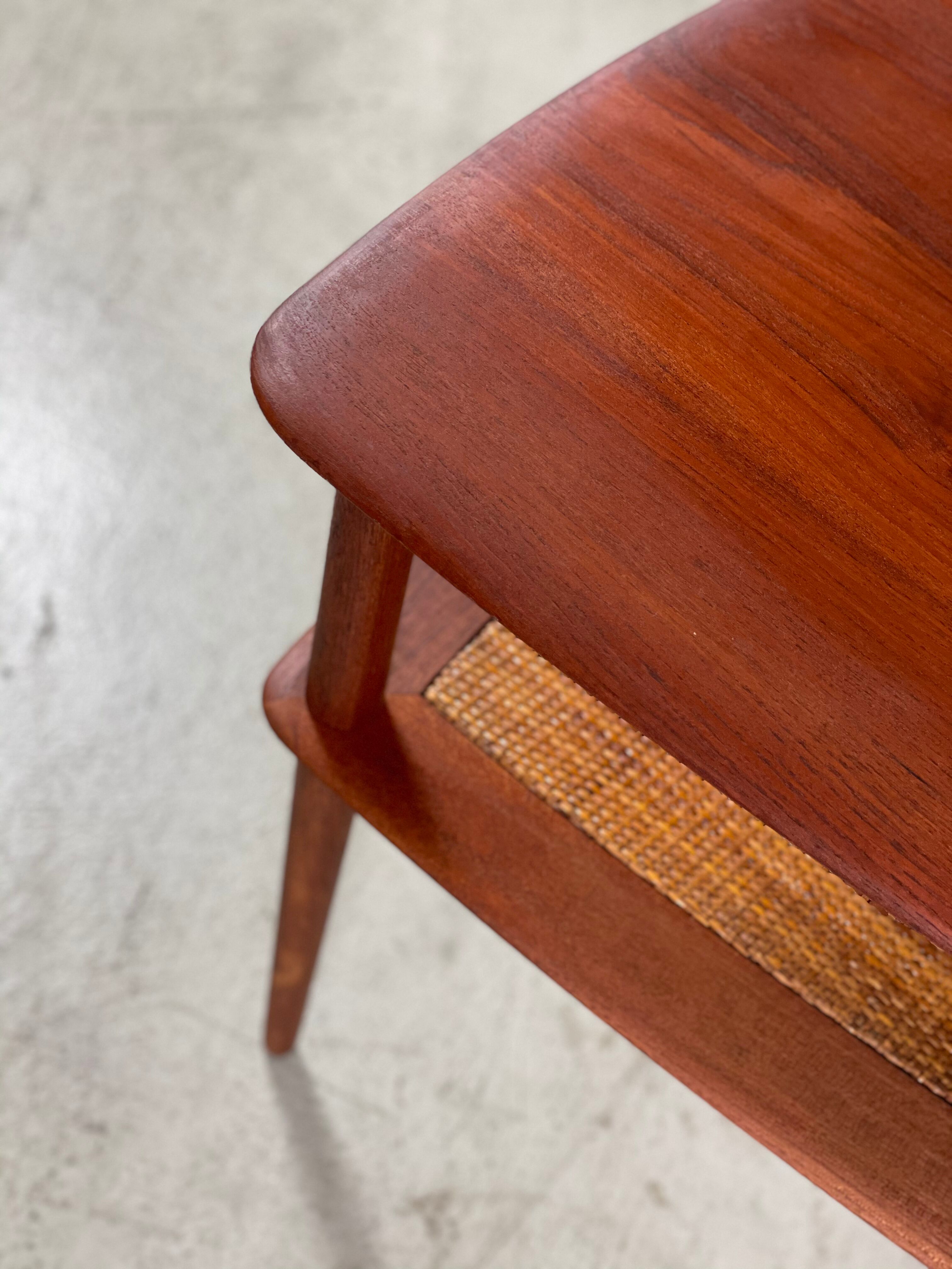 Danish teak coffee table by Peter Hvidt France & Son 60s