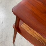 Danish teak coffee table by Peter Hvidt France & Son 60s