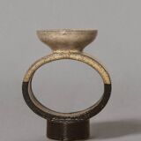 Vintage Czech Ceramic Candle Holder 1960s