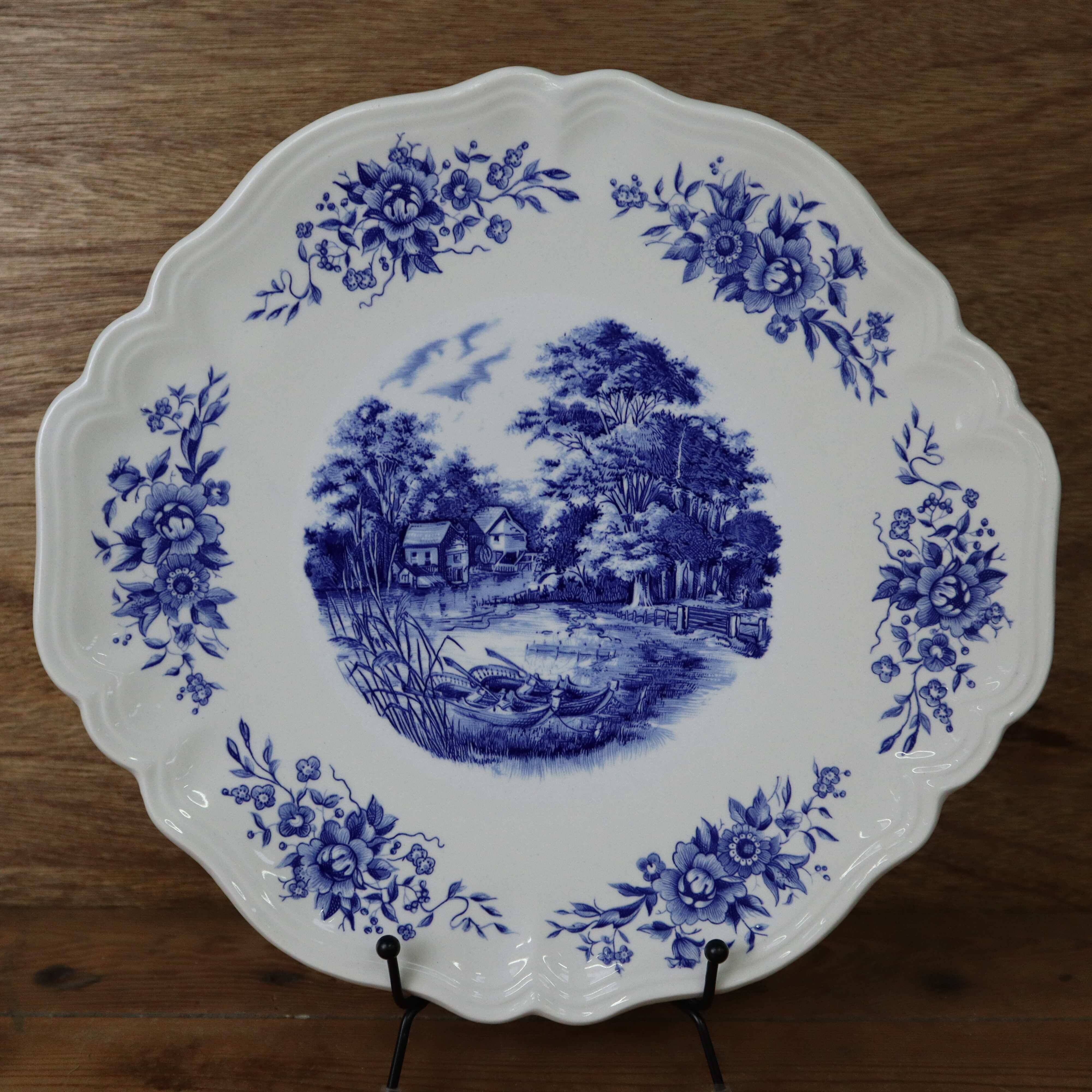 Plat à gâteaux Sarreguemines modèle Romantic