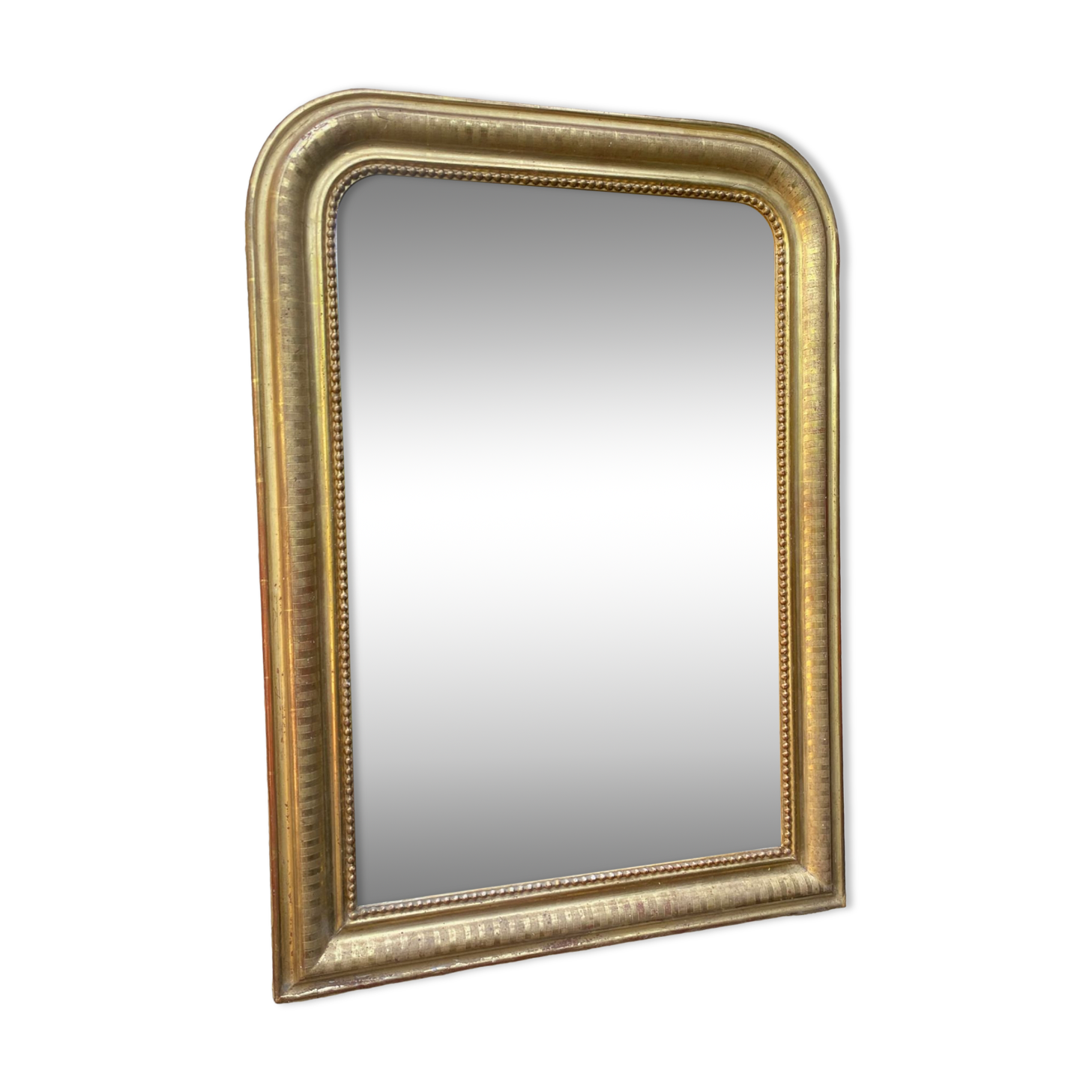 Gilded Louis-Philippe mirror 76 x 55 cm