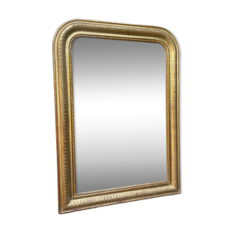Gilded Louis-Philippe mirror 76 x 55 cm
