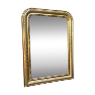 Miroir Louis-Philippe doré 76 x 55 cm