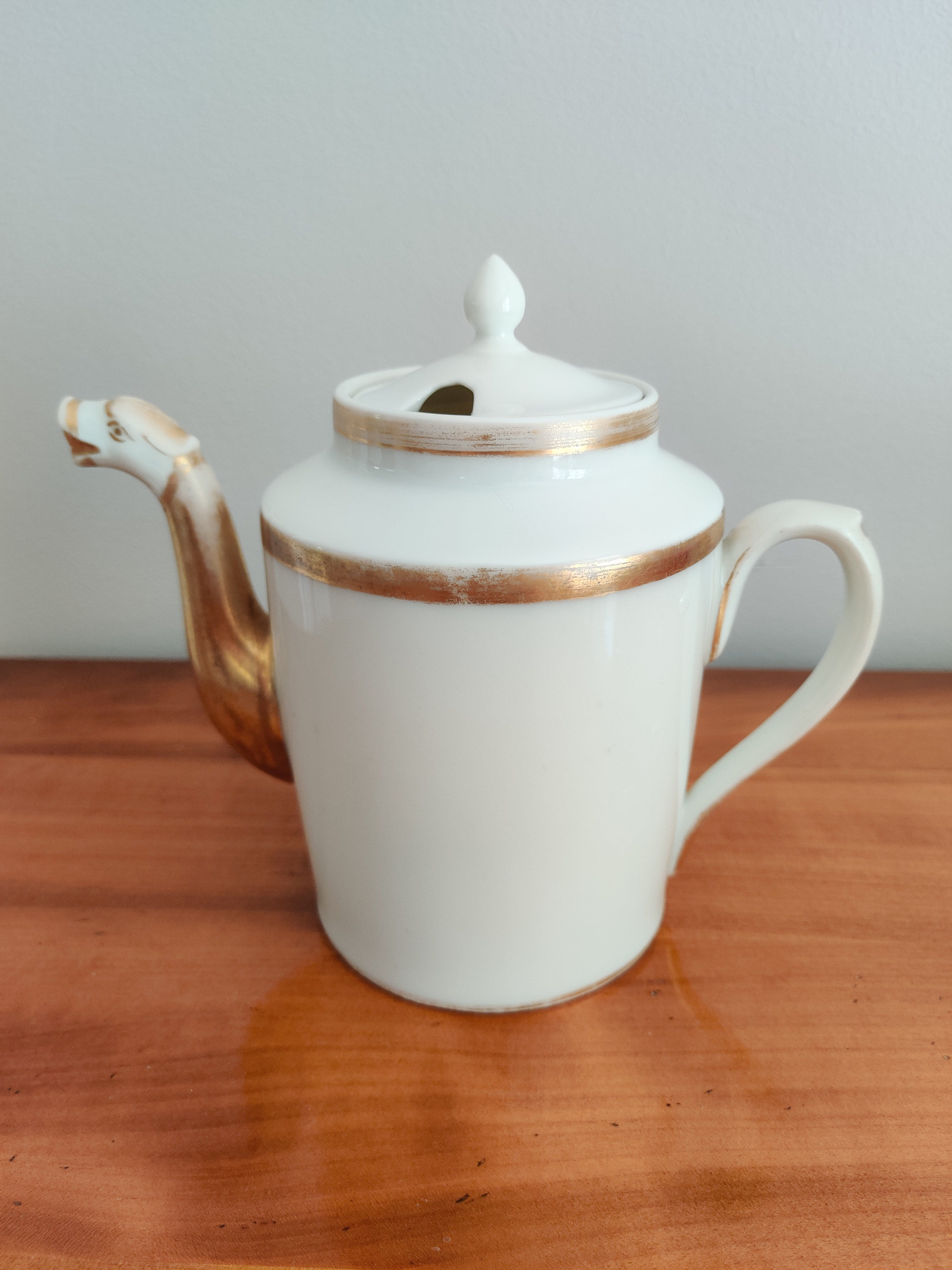 Antique porcelain teapot
