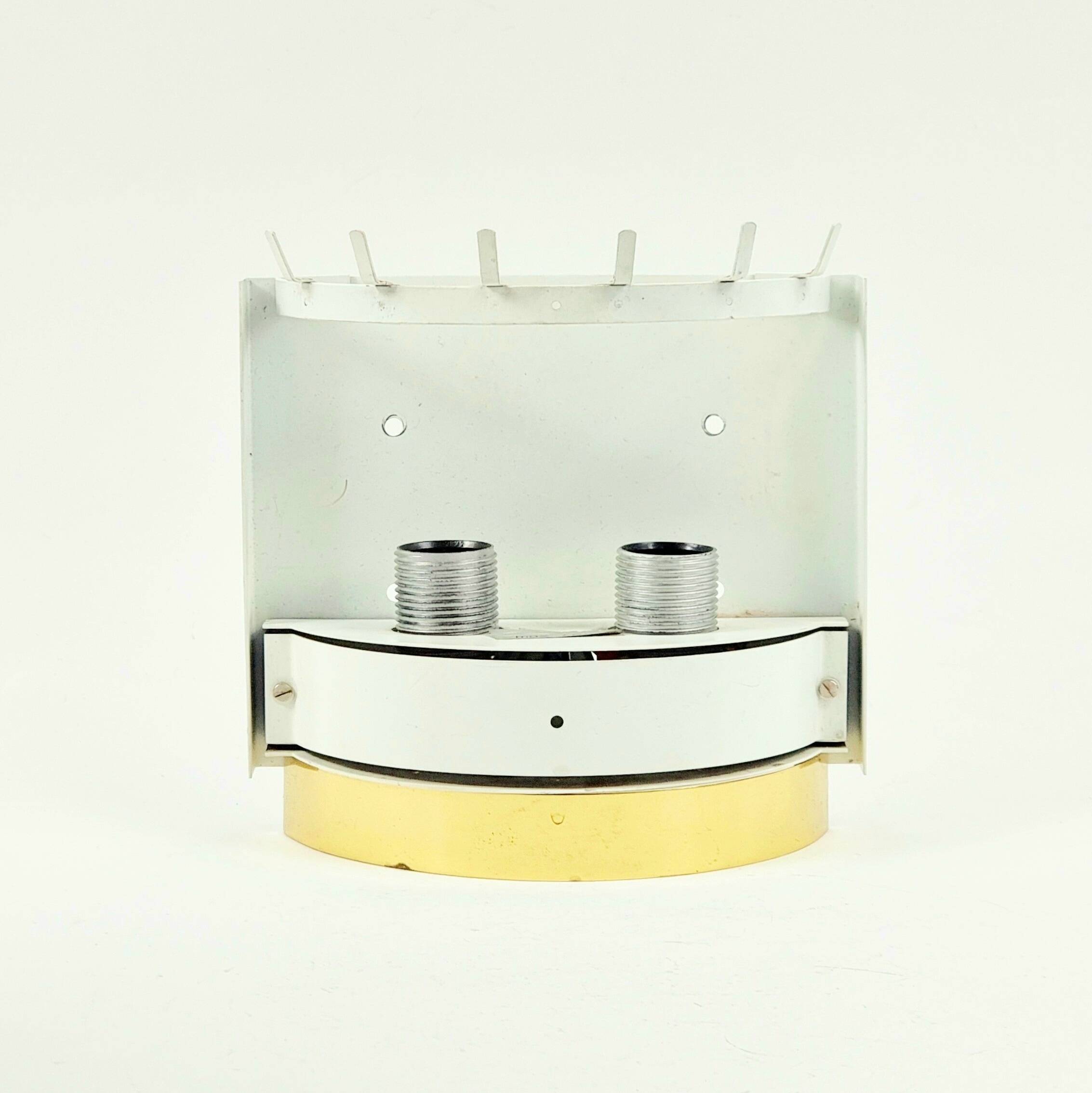 Mid-Century Ice Glass Wall Light from Doria Leuchten, Germany, 1960s