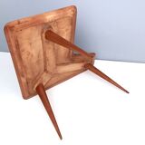 Irregular Shaped Cherrywood Veneer Coffee Table Attr. to Gio Ponti, Italy