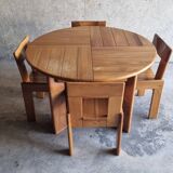 Silvio Coppola table and 6 chairs set