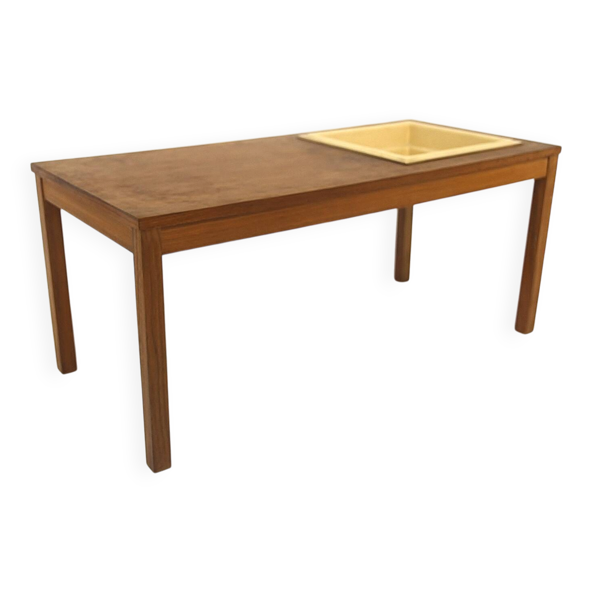 Scandinavian indoor planter in teak, Sweden, 1960