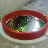 Plastic mirror 70s - 24cm