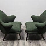 Fauteuils boucle du milieu du siècle
