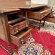 Mazarin desk in Louis XIII style made of solid oak.