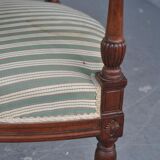 Pair of Louis XVI style chairs late XIXth