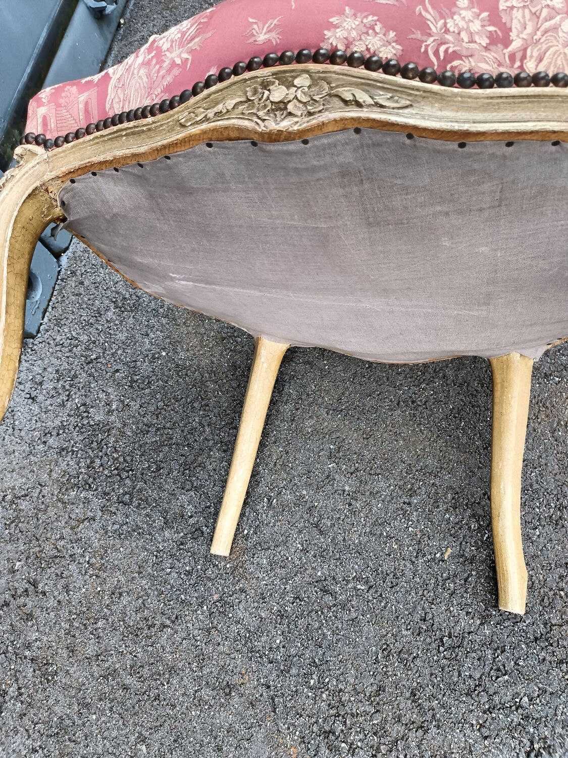 Pair of antique armchairs Louis XV style