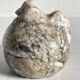 Vintage Marble Chicken with Eggs Sculpture