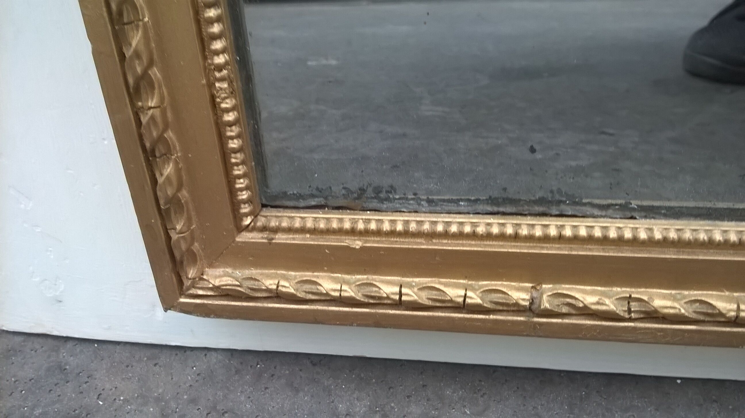 trumeau mirror louis xvi style 104x66cm