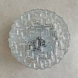 Round glass ceiling lamp / hardwire wall lamp