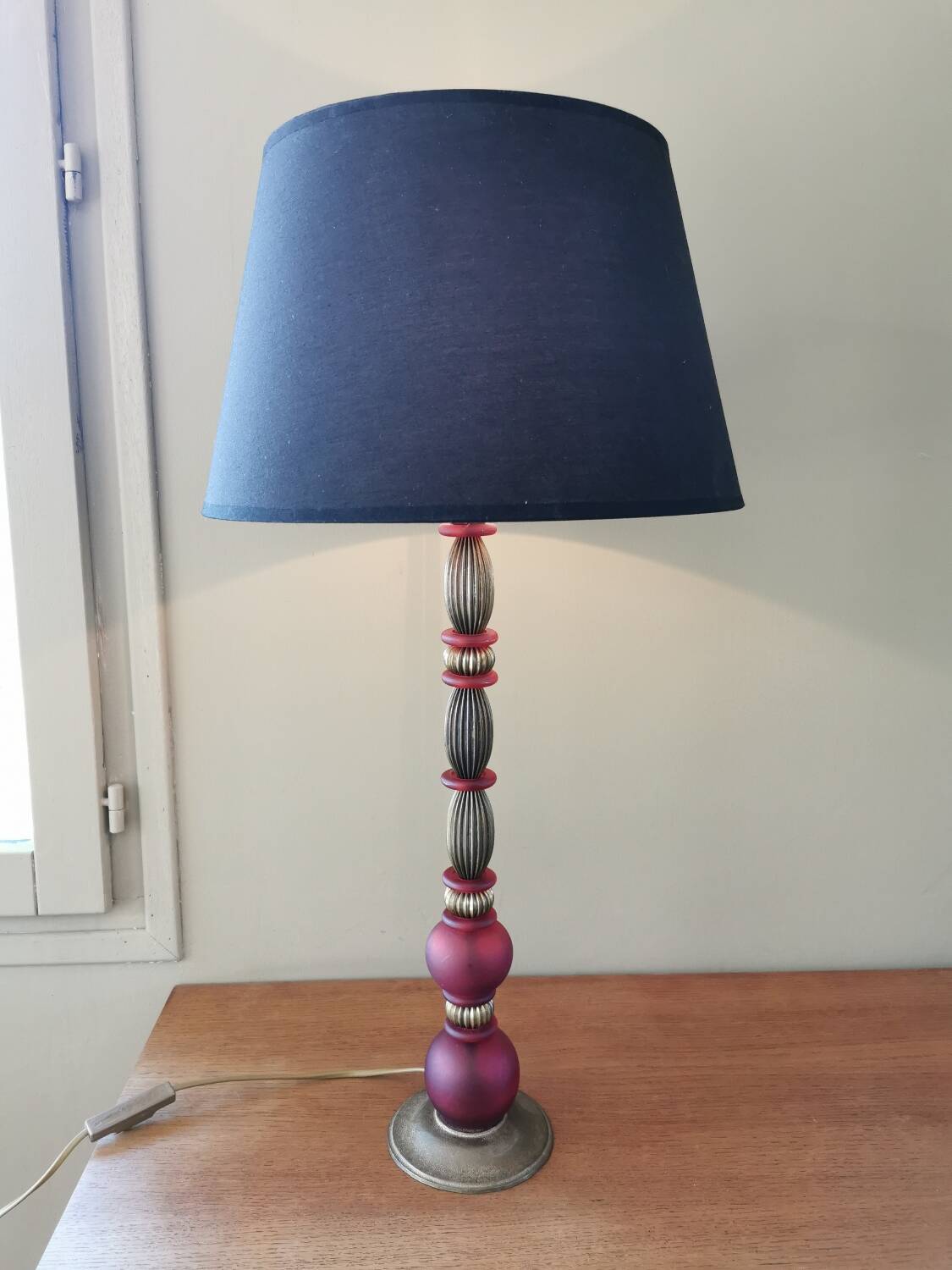 Pair of vintage lamp bases by Julie Prisca