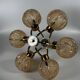 1960s 1970s 6-Light Sputnik Chandelier by Kaiser Leuchten Germany