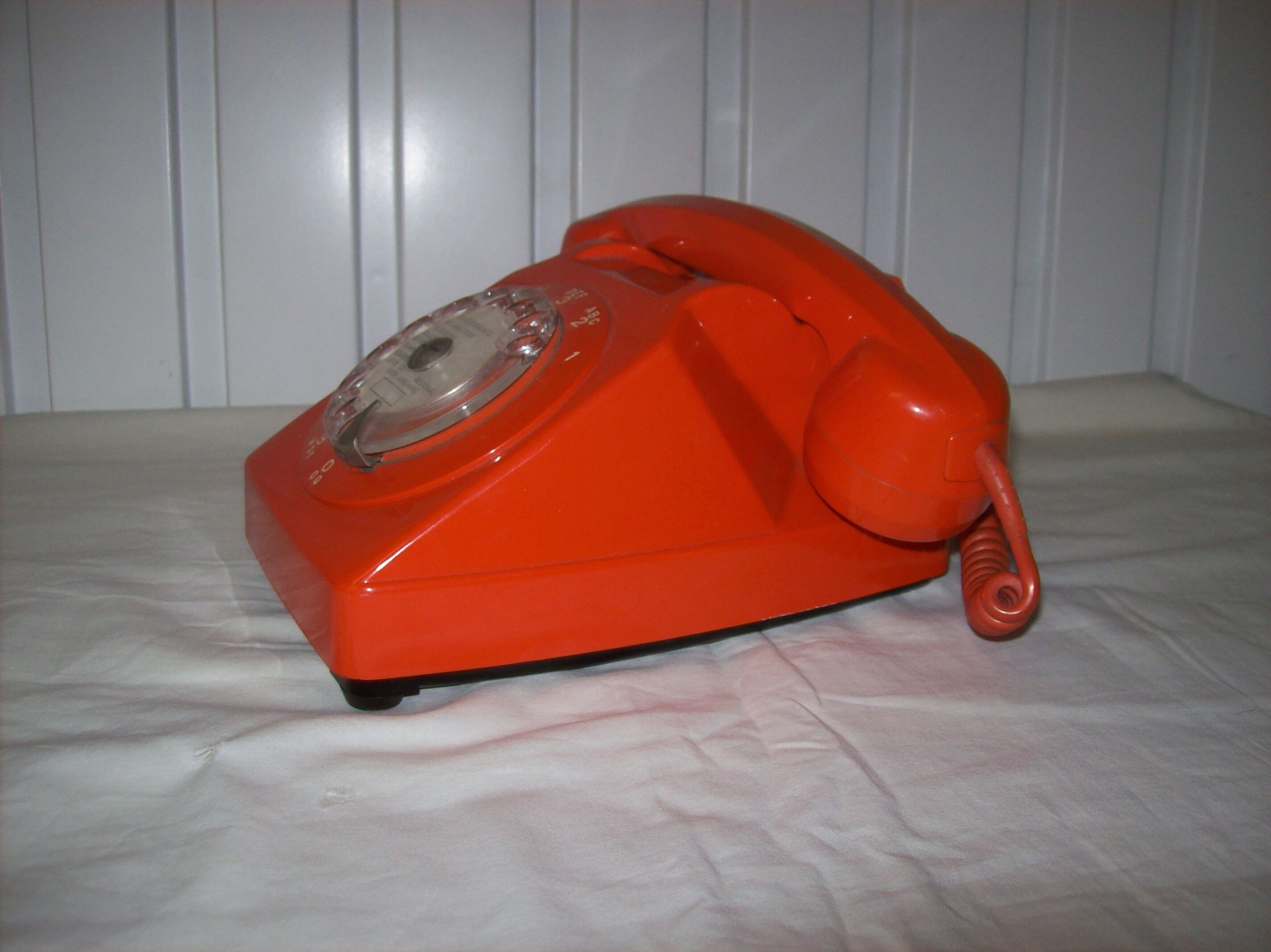 Vintage orange phone Socotel