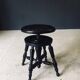 Early 20th Century Black Stained Piano Stool, 1890s