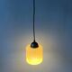 Suspension en verre en forme de « canette » rayée, Mid-Century