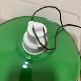 Farmhouse enameled pendant light