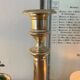 Grand bougeoir en laiton ciselé h23 cm