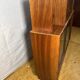 Art Deco Vintage 1930s Burr Walnut Bureau Display Cabinet Fall Front
