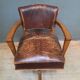 Vintage rotating burreau armchair