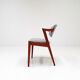 Kai Kristiansen model 42 teak dining chairs for Schou Andersen 1960
