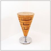 Cone-shaped kitchen unit with drawers