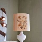 Lampe abat jour tissé main