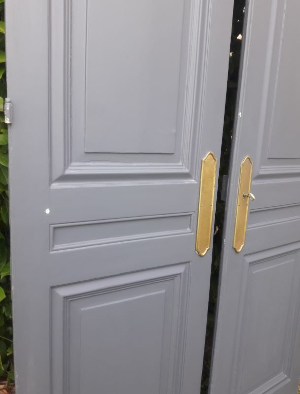 Pair of doors 242,5x116 of antique closet