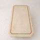 Marble inlaid coffee table, Italian Hollywood Regency style 70s